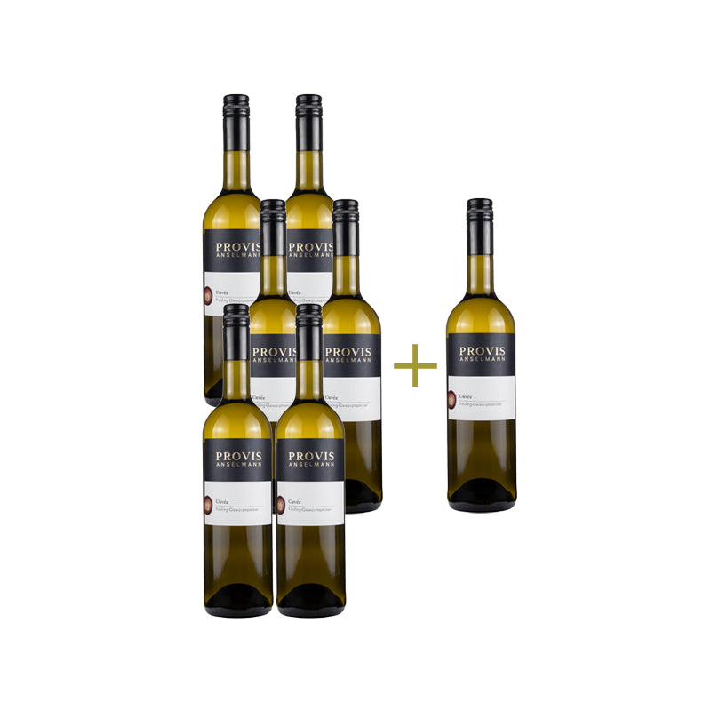 5 + 1 Paket Cuvée Riesling-Gewürztraminer